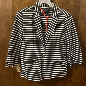 Striped blazer size XL